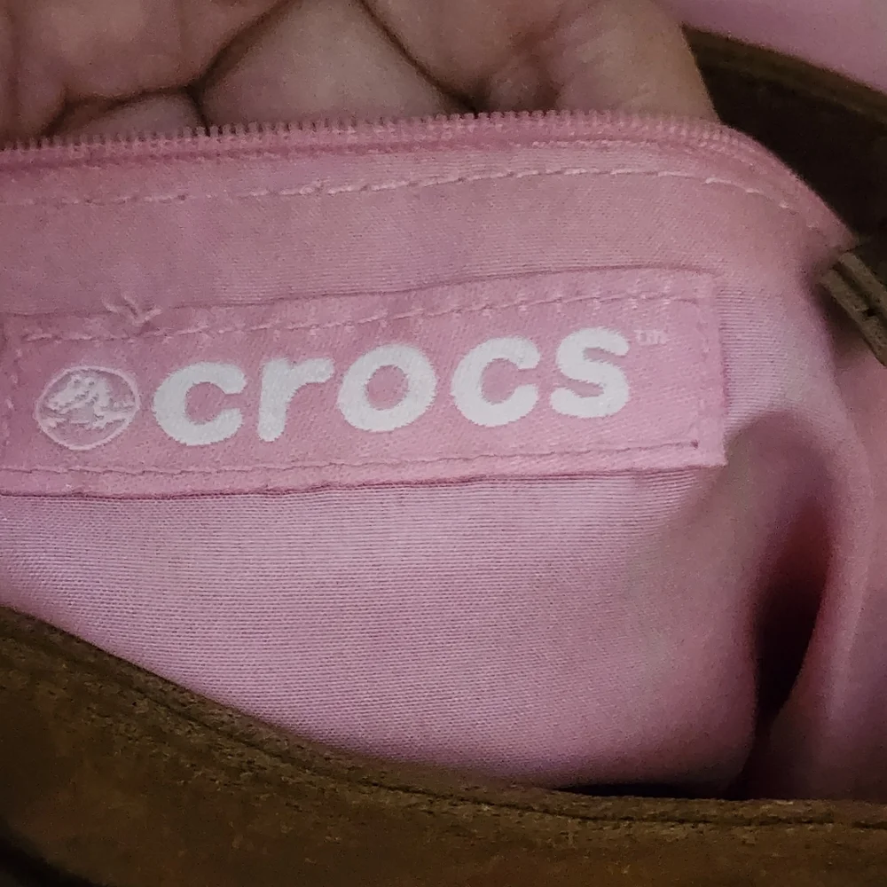 CROCS Brown and Pink Kids Backpack